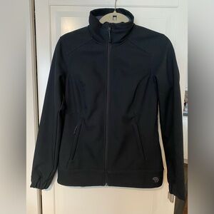 Mountain Hardware Softshell Jacket Black Sz Small